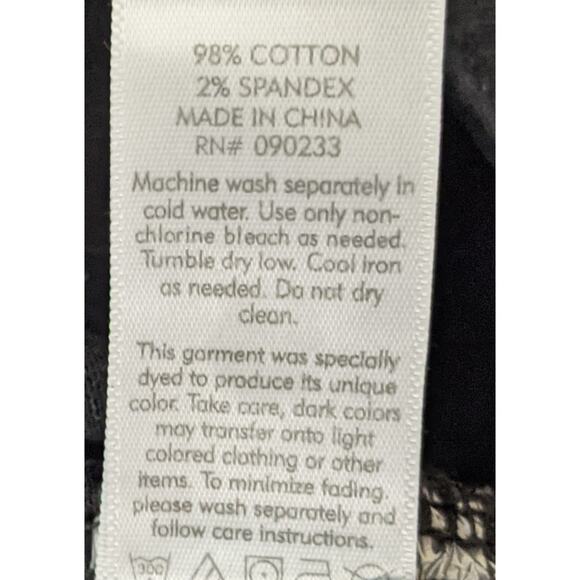 Pacsun Distressed Black Jeans Sz 27 - Picture 5 of 9